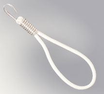 BannaBungee tendeurs élastiques - Crochet en acier inoxydable, Blanc