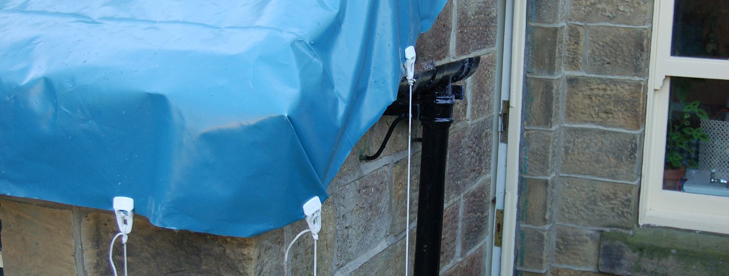 General usage of Clips for Tarp Roof Covers